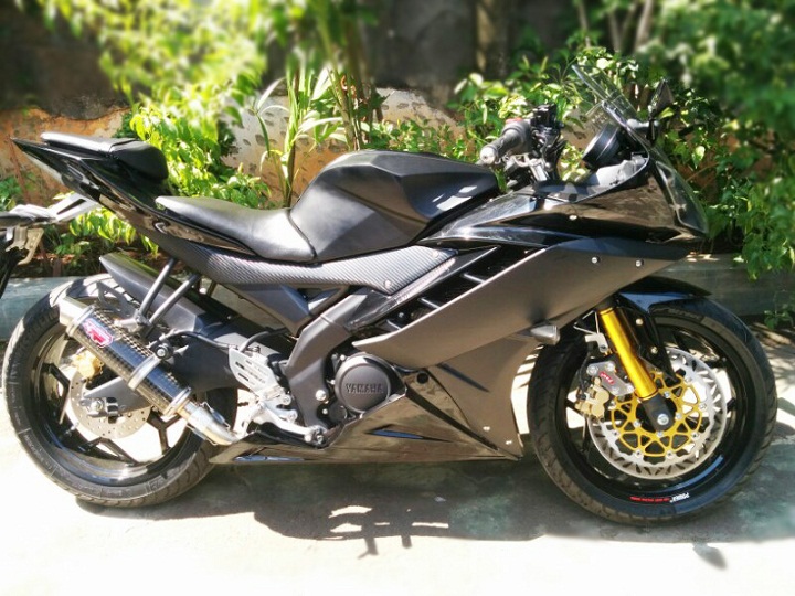 ide modifikasi yamaha r15 hitam