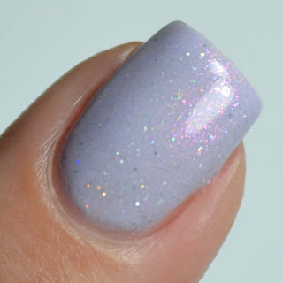 lavender holo nail polish