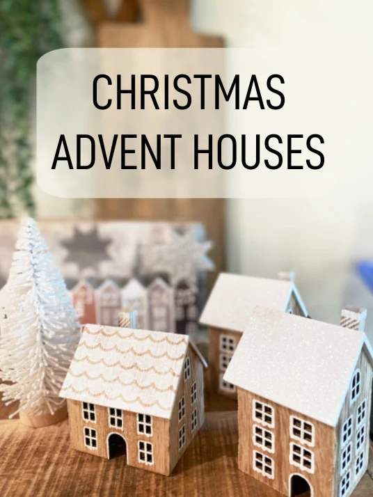 advent houses with overlay