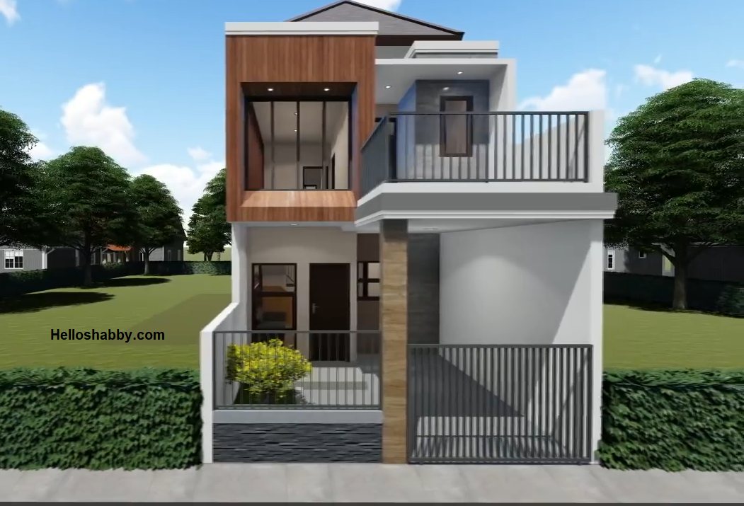 Desain Rumah Modern Terbaru 5 X 15 M Model 2 Lantai Dan 3 Kamar Tidur Cocok Untuk Di Kota Dan Desa Helloshabby Com Interior And Exterior Solutions