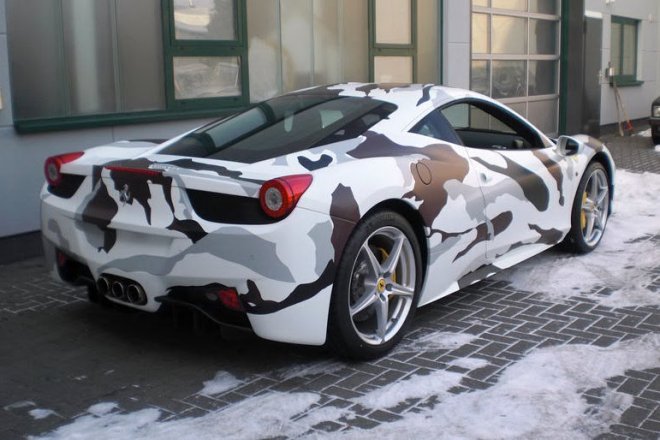 Ferrari 458 Italia Camouflage