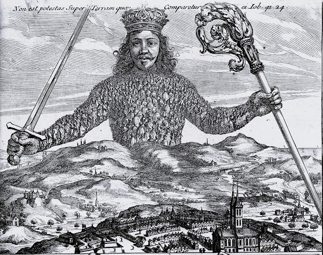 Leviathan, Thomas Hobbes, Immagine del frontespizio