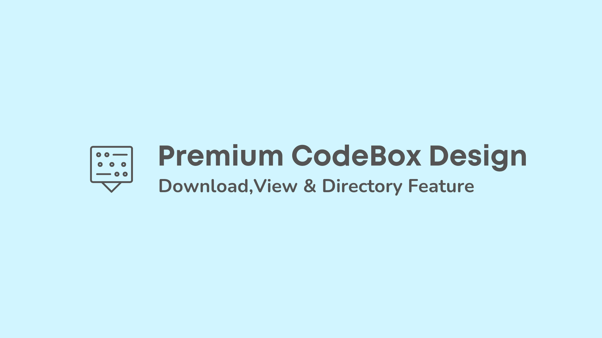 How to create a Premium Code Box in Blogger