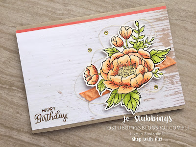 Jo's Stamping Spot - Goodbye 2017 - More Birthday Blooms