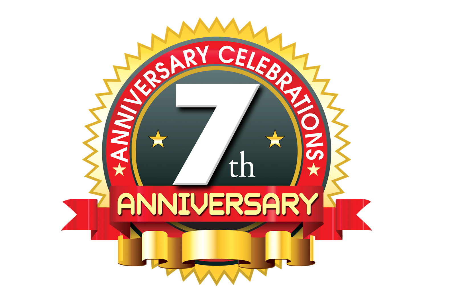 7th anniversary vector ping logo free online | naveengfx - 1600 x 1066 png 697kB
