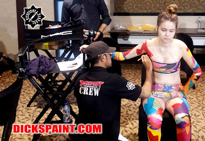 Body Painting MAC Cosmetics Jakarta