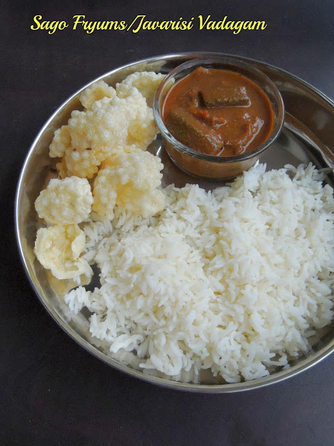 Sago Vathal,Sago Fryums,Javarisi Vadagam