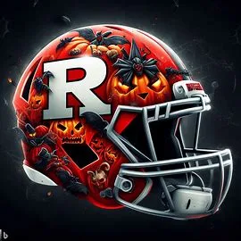 Rutgers Scarlet Knights halloween concept helmet
