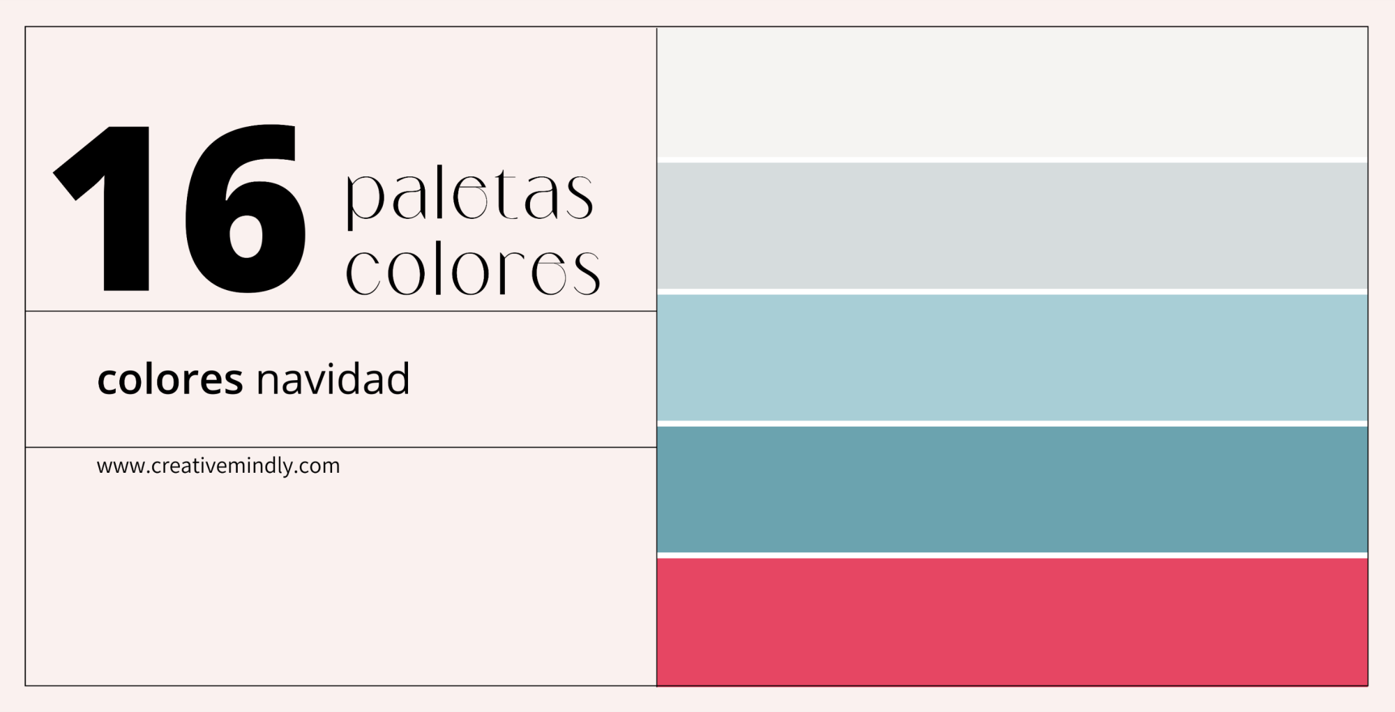 paleta colores navidad