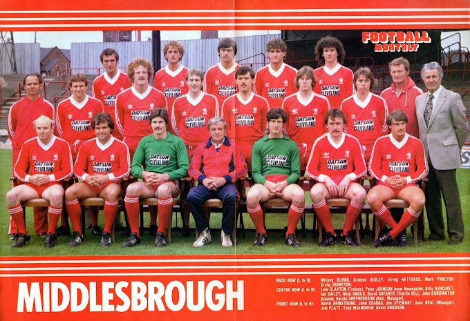 MIDDLESBROUGH F.C 1980-81. By Panini.