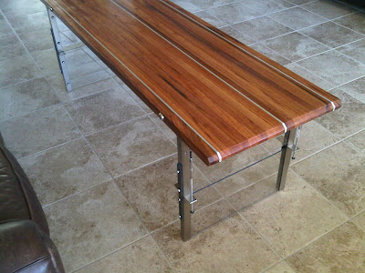 Coffee table with Bjarnum legs