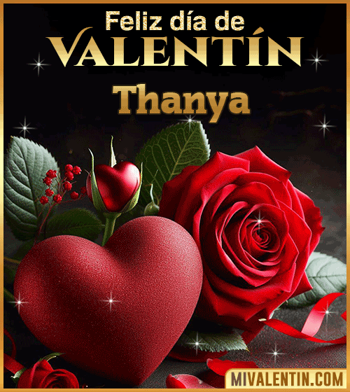 Gif Rosas Feliz día de San Valentin Thanya