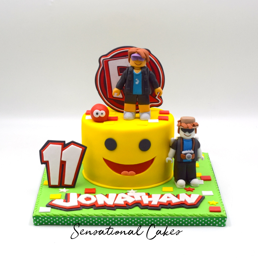 The Sensational Cakes Roblox Characters Lego Inspired Boys Theme Customized 3d Birthday Cake Singaporecake - boy roblox birthday cake