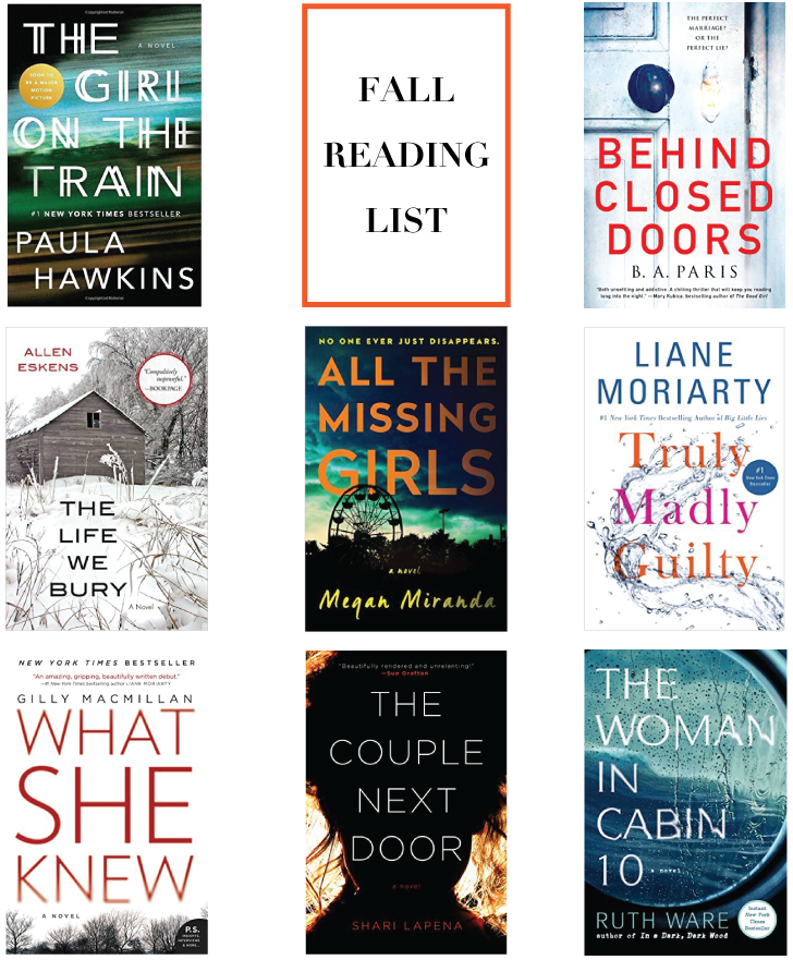 Fall Reading List {8 Books To Read!} // A Style Caddy