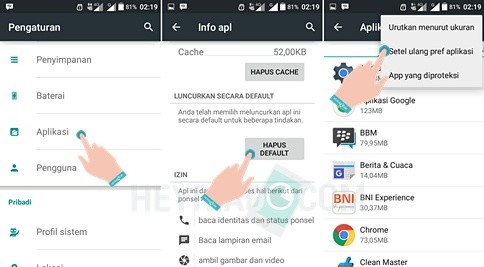 Cara Mengubah Aplikasi Default Android