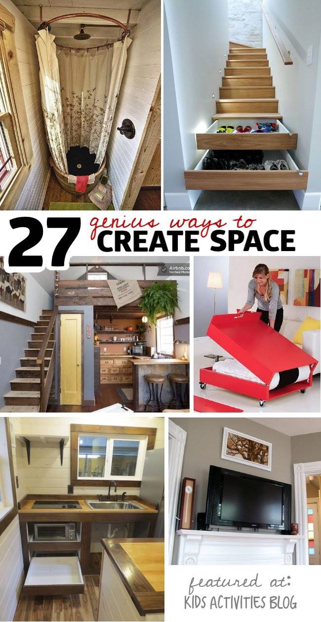 27 Genius Small Space Organization Ideas - HANDY DIY