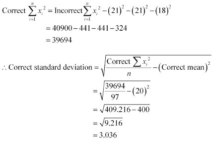 Solutions Class 11 Maths Chapter-15 (Statistics)Miscellaneous Exercise