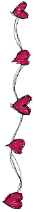 free pink heart doodle border design clipart download
