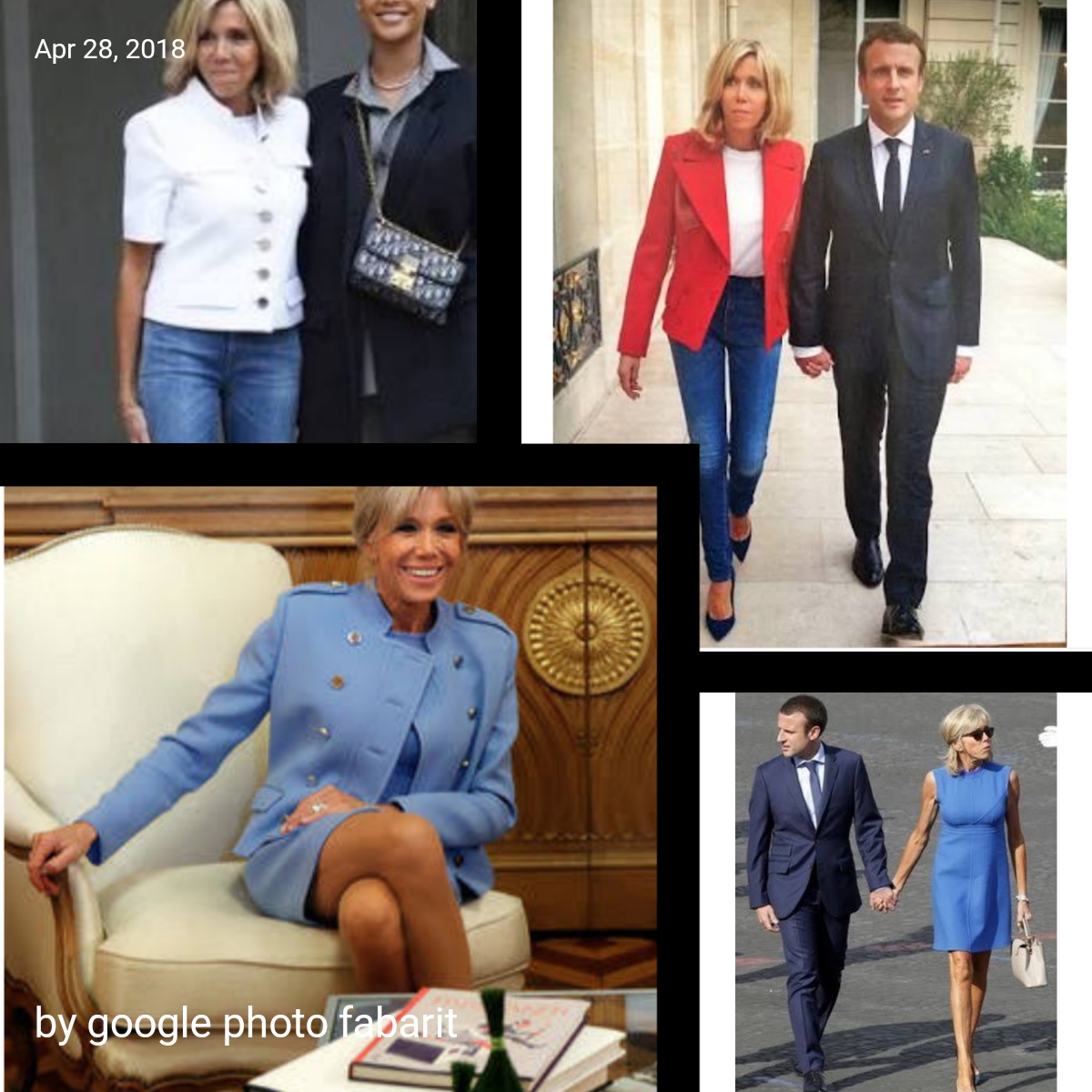 フランスファッション マクロン大統領夫人p Q