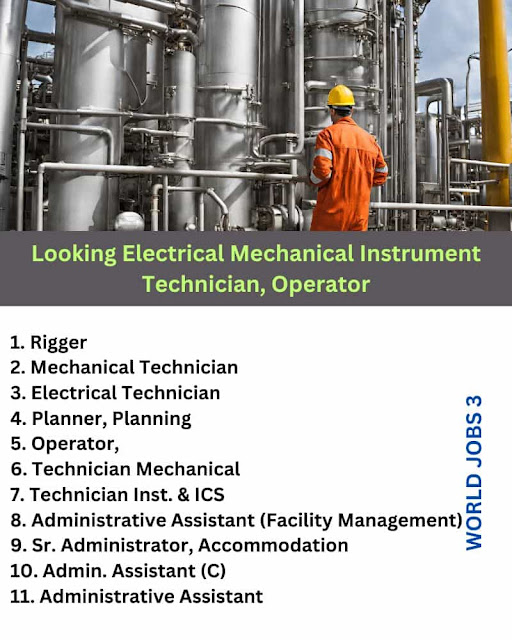 Looking Electrical Mechanical Instrument Technician, Operator