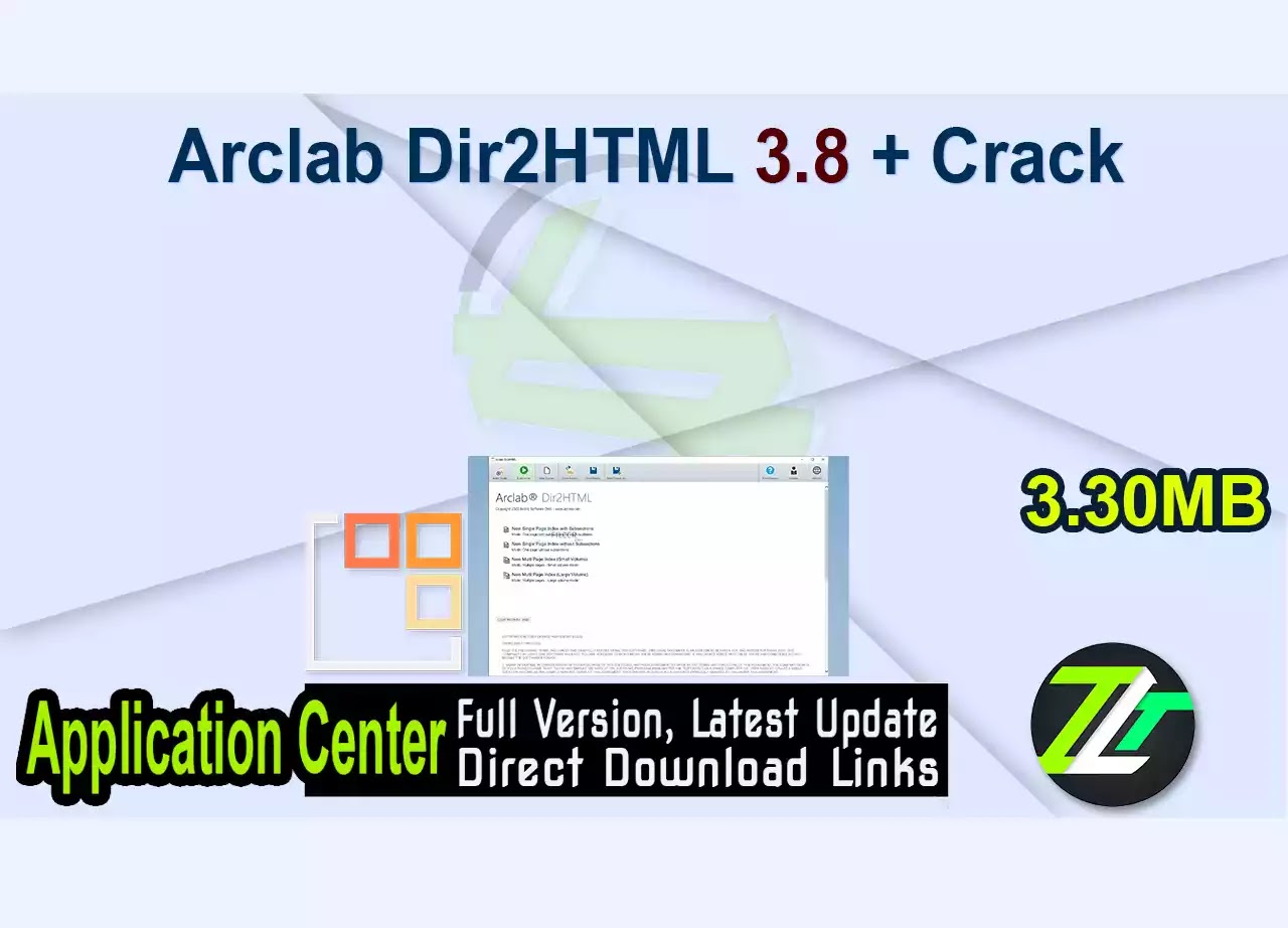 Arclab Dir2HTML 3.8 + Crack