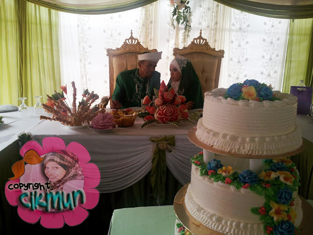 wedding, kahwin, sepupu, cousin, wedding cousin, tema peach, tema wedding, prop wedding, suasana wedding, pelamin, bunga telur, 