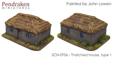 SCN-EF06  Thatched house, type 1 (Size: 65x50mm) 