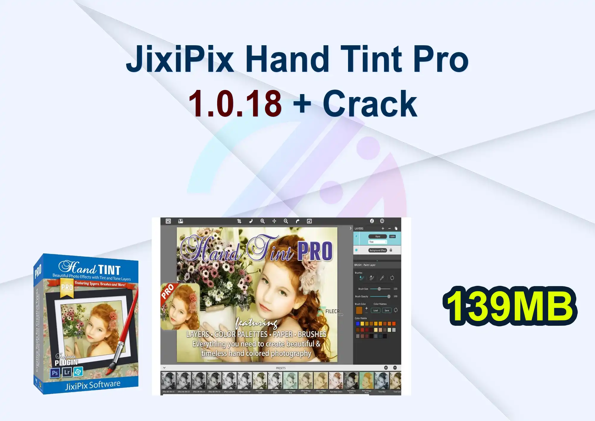 JixiPix Hand Tint Pro 1.0.18 + Crack