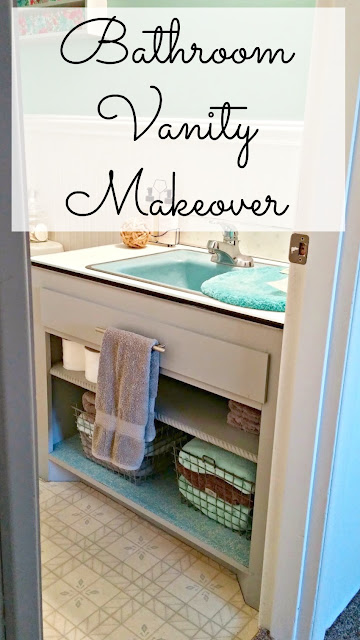 Bathroom vanity makeover