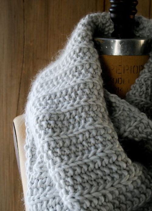 Super Soft Merino Fluted Cowl - Free Pattern