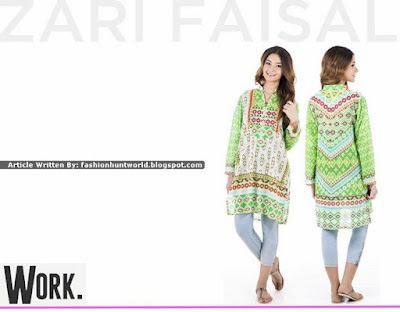 Zari Faisal Summer Eid Dresses Collection 2015