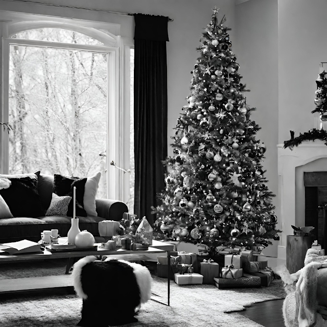  Black and White Christmas Trees: Stylish and Elegant Holiday Decor