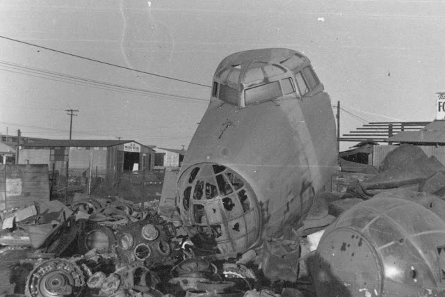 Scrapped XB-19 at Davis-Monthan