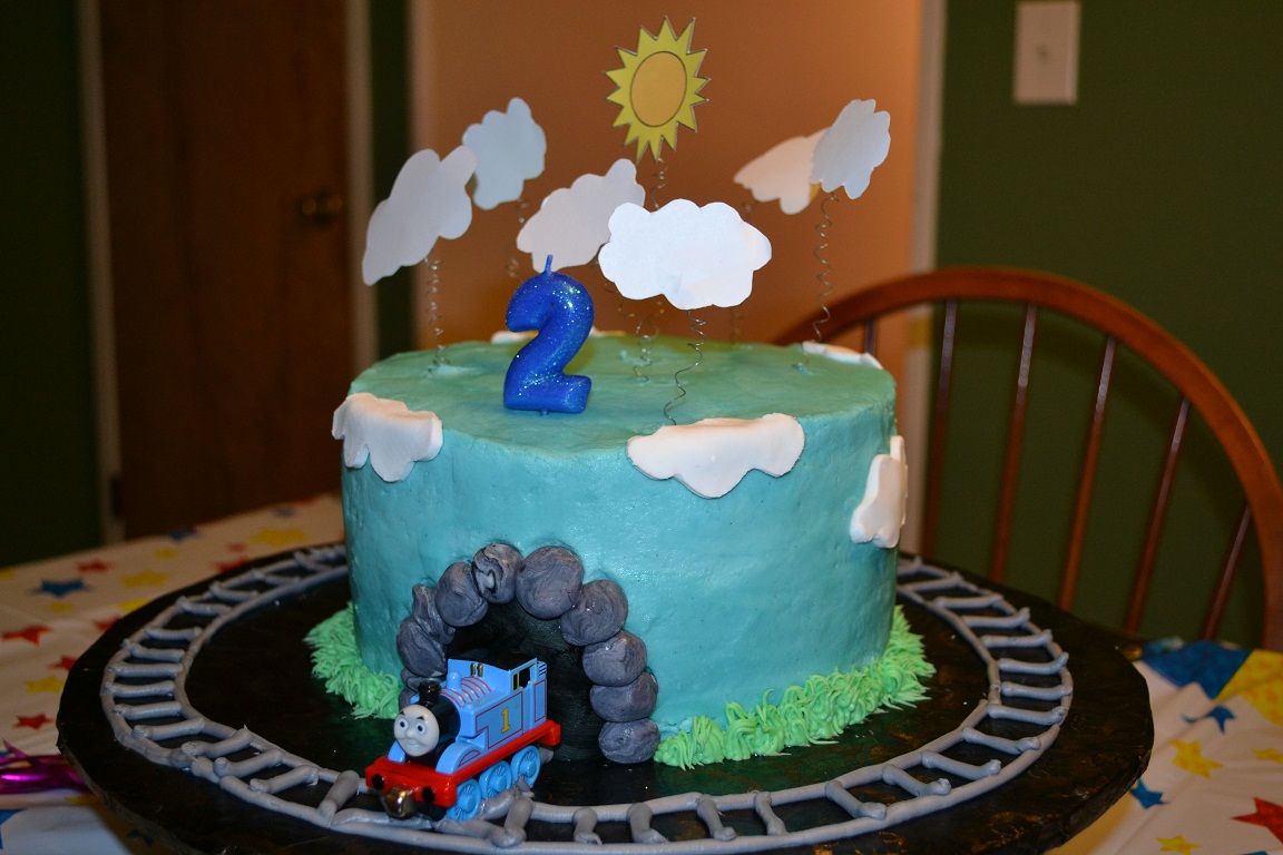 The Kitchen  how make buttercream Train Easy Cake Birthday An Thomas to Bliss: clouds