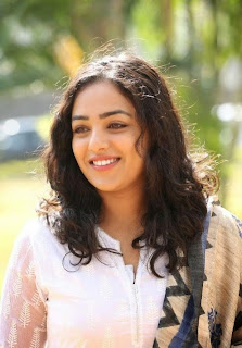 Nitya Menon Latest Pictures In White Chudidar