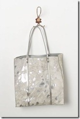 Anthro Silver Appaloosa Tote