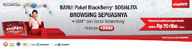 Paket Internet Telkomsel BlackBerry Sosialita 