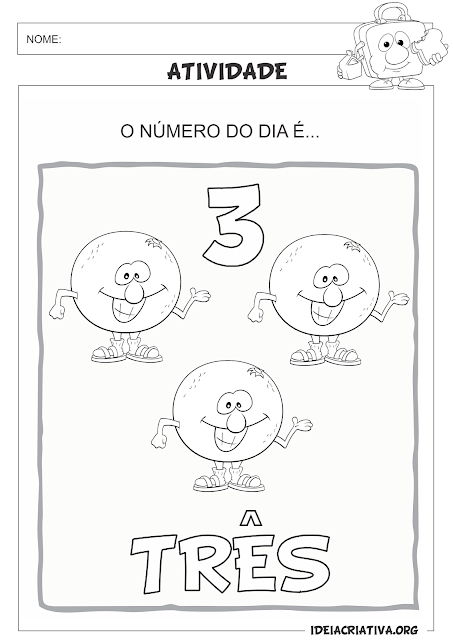 Atividades Matemática Numerais 0 a 10