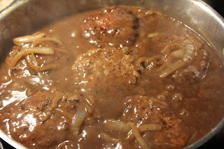 Hamburger Steak with Creamy Onion Gravy