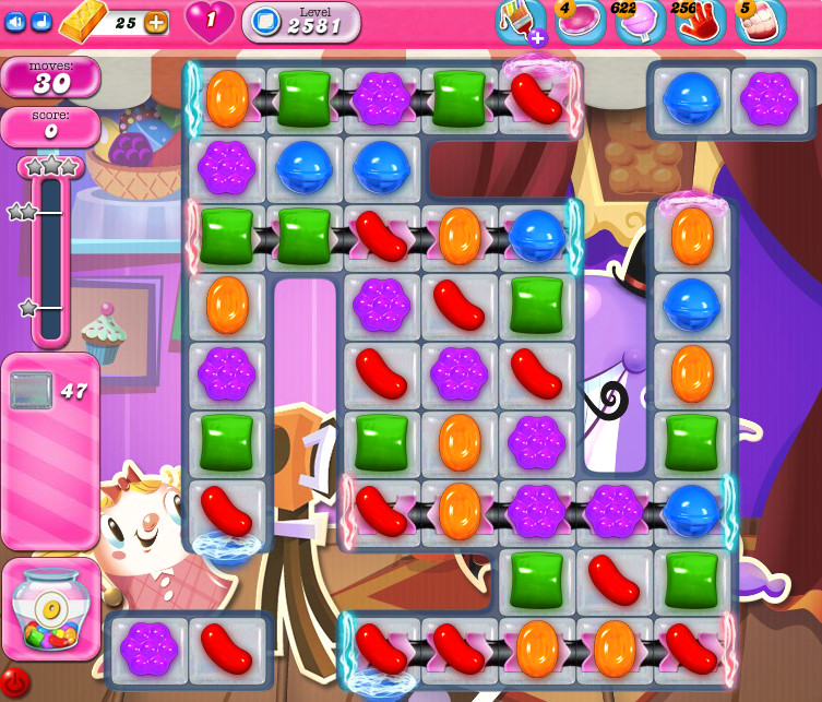 Candy Crush Saga level 2581