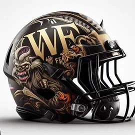 Wake Forest Demon Deacons Halloween Concept Helmets