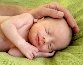 sleeping infant