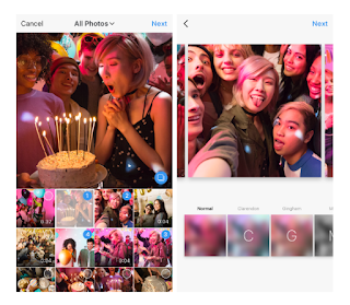 cara membuat slideshow di instagram