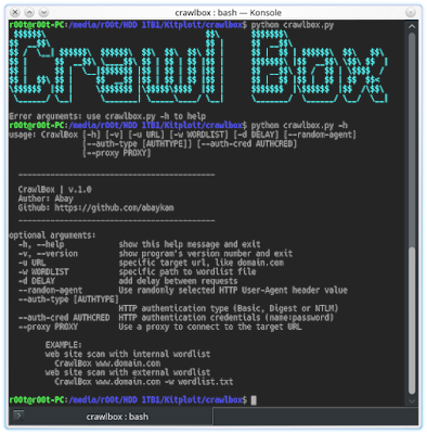 CrawlBox - Diretório da Web do Way To Brute-Force.