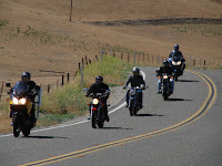 Southern California Norton Owner's Club Cambria Ride, on Highway 41 near Creston, CA