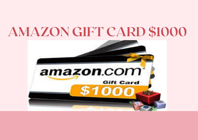 Win a $1,000 Amazon gift card by taking a short survey !