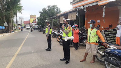 Lantas Wajo Jadikan Masker Salah Satu Kelengkapan Saat Berkendara