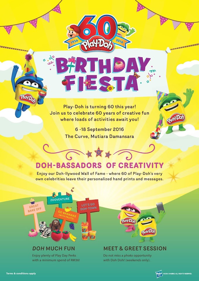 Gembirakan Anak-Anak dengan Ulangtahun ke 60 Play Doh