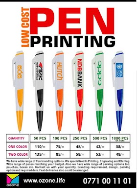 Low Cost Pen Branding