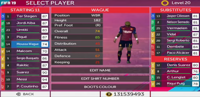 FTS Mod FIFA 19 v3 Update Transfrers, Skill, Skin And More